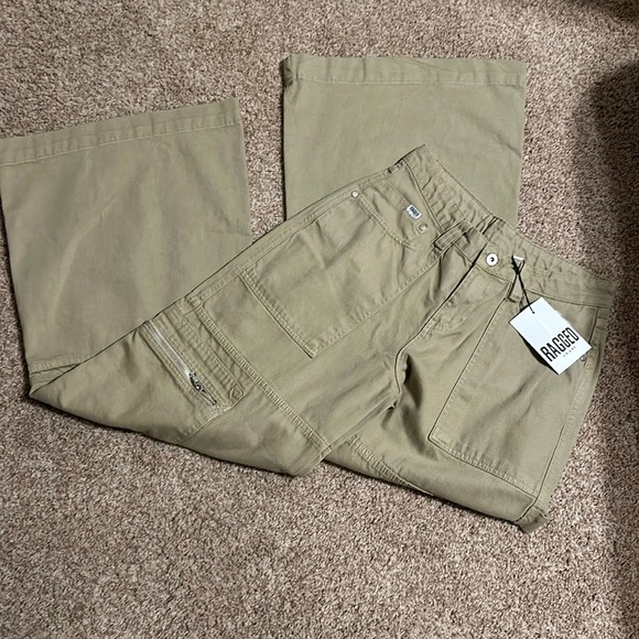 The Ragged Priest Ragged Jeans Wide Leg Combat 28 - Picture 3 of 11